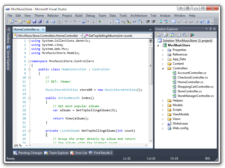 Руководство visual studio 2010 professional